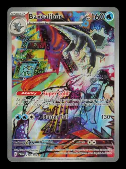 Pokemon Card Baxcalibur 210/193 Paldea Evolved IR Illustration Rare Art LP 2023 - Image 1