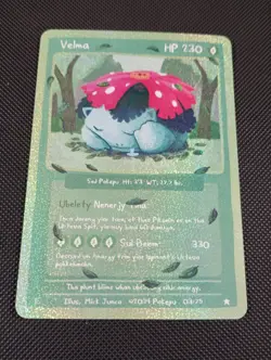 Pokepu Season 1 Velma Venusaur Holo Pokemon Fan Art Mick Junco Artist - Image 1