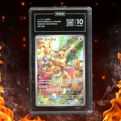 Pokemon Crimson Haze Japanese EEVEE 078/066 Art Rare TAG 10 - Image 1