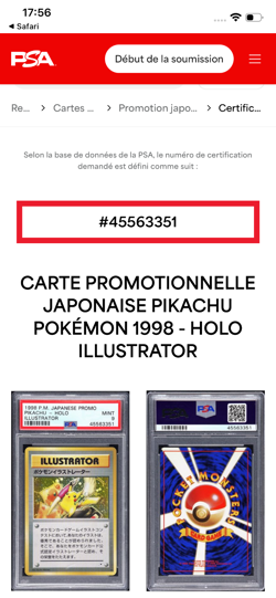 carte pokemon japonaise promo Pikachu holographique illustrator - Image 3