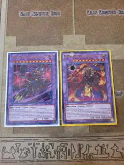 YUGIOH IDATEN THE CONQUEROR STAR + SHURA THE COMBAT STAR BLRR ULTRA 1ST ED NM - Image 1