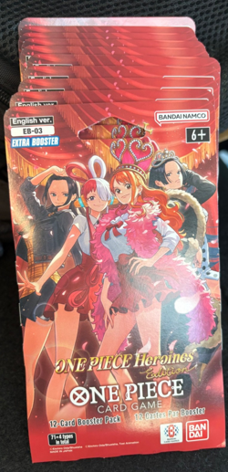 10x One Piece Card Game, EB-03 One Piece Heroines Edition Sleeved Booster Pack - Image 1