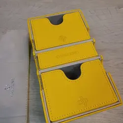 Gamegenic Stronghold XL Yellow Card Game Deck Holder Case Preowned MTG Commander - Image 3