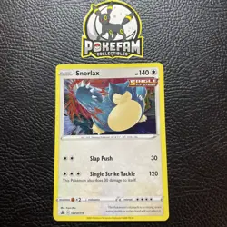 Snorlax SWSH119 Sword & Shield Black Star Promo Pokemon Card- NM - Image 1