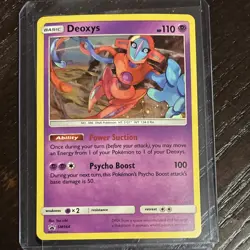 Pokemon TCG Deoxys Promo Holo SM164 Basic SM Set 110 HP Card Stock Card - Image 1