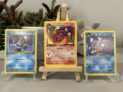 Pokemon Tcg -Team Rocket - 3 Card Lot - Dark Gyarados, Charmeleon, Squirtle -1st - Image 1