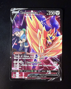 Pokemon TCG Zamazenta v Astral Radiance Holo Ultra Rare Card TG22/TG30 - Image 1