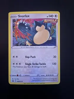 Pokemon TCG Snorlax SWSH119 SWSH: Sword & Shield Promo Cards Holo MINT/Near Mint - Image 1