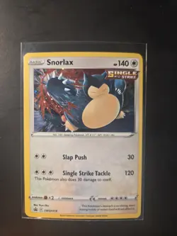 Snorlax - Pokemon TCG Sword & Shield Promo Cards SWSH119 NM - Image 1