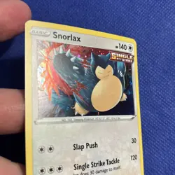 Snorlax SWSH119 Promo SWSH Black Star Pokemon TCG Holo Card NM - Image 2