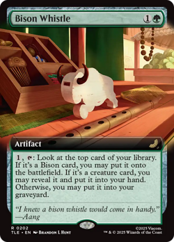 Bison Whistle (FOIL) x1 - MTG Avatar: The Last Airbender Eternal TLE #202 - Image 1
