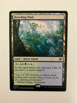 1x Breeding Pool - Edge of Eternities - NM - MTG - Image 1