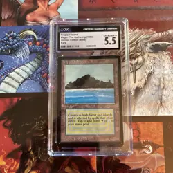 Beta Tropical Island CGC 5.5 Graded Magic the Gathering MTG Dual Land - Image 1