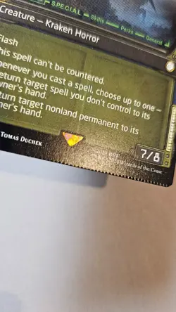 MTG Prime Mirelurk Queen Hullbreaker Horror Misprint Crimped Fallout NM - Image 3