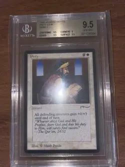 Magic MTG Arabian Nights Piety (dark) BGS 9.5 9.5 (9.5, 9, 9.5, 9.5) - Image 1