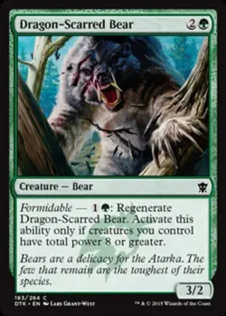 Dragon-Scarred Bear - Dragons of Tarkir #183/264 MTG Magic The Gathering - Image 1
