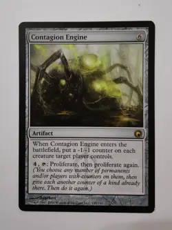 MTG Contagion Engine Scars of Mirrodin 145/249 Regular Rare- PENNY SHIPPING!!! - Image 1