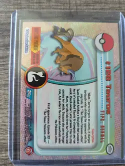 2000 Topps Pokemon Animation Series #128 Taurus Foil Nm-mint - Image 2