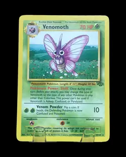 Venomoth 29/64 1999 Jungle Unlimited WOTC Non Holo Pokemon TCG - Image 1