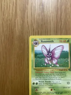 Venomoth 29/64 1999 Jungle Unlimited WOTC Non Holo Pokemon TCG - Image 4