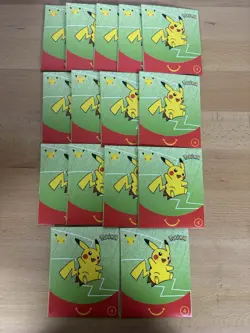 15 ! Sealed Pokemon 25th Anniversary McDonald's Happy Meal card packs from 2021 - Image 1