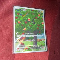 Pokemon Applin Illustration Rare Full Art Holo Sv06 Twilight Masquerade 185/167 - Image 1