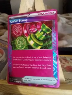 Unfair Stamp 165/167 Ace Spec Rare Twilight Masquerade Pokemon Card - Image 3