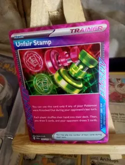 Unfair Stamp 165/167 Ace Spec Rare Twilight Masquerade Pokemon Card - Image 5