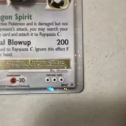 Pokemon Rayquaza C LV.X DP47 Diamond & Pearl Promo Holo Level Up 120 HP - Image 3