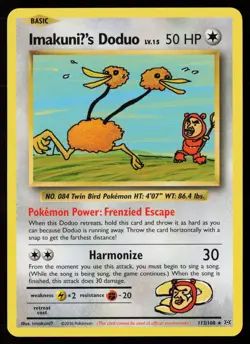 ImakuniU's Doduo 112/108 Normal Pokemon TCG XY - Evolutions NM - Image 1