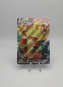 Pokemon TCG Sword & Shield Meowth VMAX SWSH005 Black Star Promo Fresh NM! - Image 1