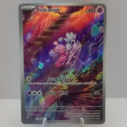 Pokemon Tinkatink 216/193 SV02 Paldea Evolved Illustration Rare Holo Basic 60 HP - Image 1