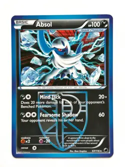 Absol (Team Plasma) 67/116 Pokemon Plasma Freeze Holo NM- - Image 1