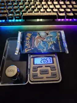 1999 Pokemon Base Set Unlimited Factory Sealed Pack BLASTOISE - Image 1