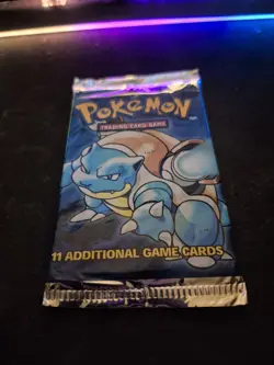 1999 Pokemon Base Set Unlimited Factory Sealed Pack BLASTOISE - Image 5