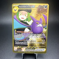 Pokemon Team Rocket's Crobat EX Gold Ultra Rare 242/182 Destined Rivals - Image 1