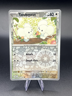 Pokemon TCG - Tandemaus Reverse Holo common - Paldea Evolved 167/193 - Image 1