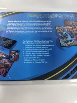 ✅Pokemon TCG Phantasmal Flames Mega Charizard EX UPC Sealed Ultra Premium Box✅ - Image 5