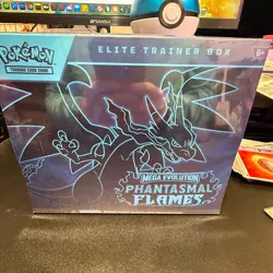 Pokemon TCG: Phantasmal Flames Factory Sealed Elite Trainer Box - Image 1