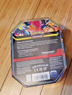 Pokemon TCG Mega Charizard X ex Tin 4 Booster Packs & Charizard Promo Sealed - Image 3