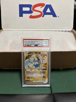Pokemon TCG: Silver Tempest Lugia VSTAR #211/195 PSA 9 Secret Rare Full Art Holo - Image 1