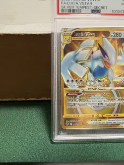 Pokemon TCG: Silver Tempest Lugia VSTAR #211/195 PSA 9 Secret Rare Full Art Holo - Image 5