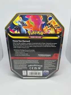 Pokemon TCG: Mega Charizard Tin - Mega Charizard X ex Sealed - Image 2