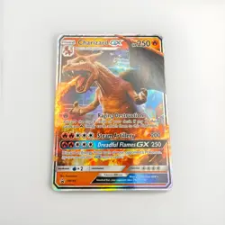 Pokemon TCG Charizard GX Promo Full Art Holo SM Black Star SM195 - Image 1