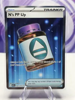 N's PP Up 262/217 Full Art Ultra Rare Pokemon Ascended Heroes NM - Image 1