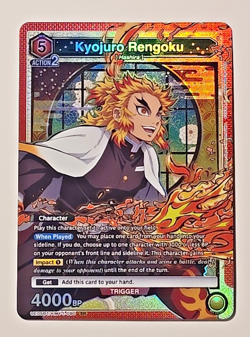 Union Arena Demon Slayer Kyojuro Rengoku SR UE05BT/KMY-1-090 - Image 1