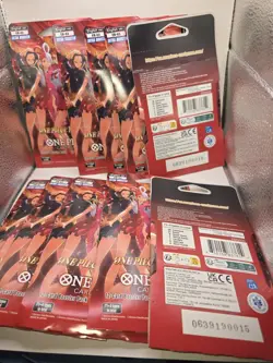 One Piece Heroines Edition EB-03 Sleeved Booster Pack Lot Of 10 In Hand QTY - Image 3