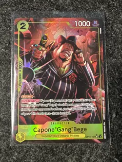 One Piece Capone”Gang”Bege OP11-101 English (SR) Alt Art - Image 1