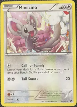 Minccino 84/99 Next Destinies Regular - Pokemon Card - Image 1