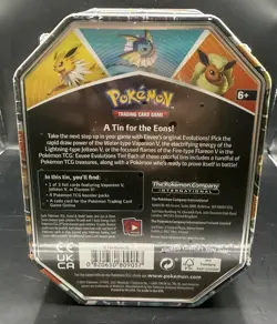 Pokemon Trading Card Game: Eevee Evolutions Tin - Booster Pack 820650809057 - Image 3
